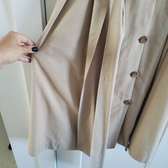 Vintage long dress , open front buttons and waist belt - Picture 16 of 16